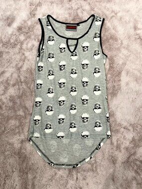 Jawbreaker Skull Sleeveless Shirt
